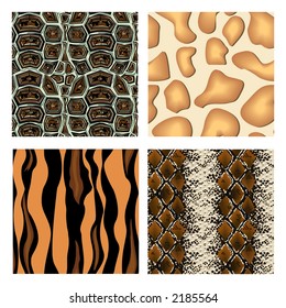 Animals skins