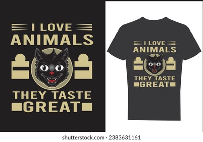 Animals t shirt design and vector