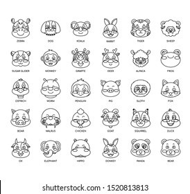 Animals  , Thin Line and Pixel Perfect Icons