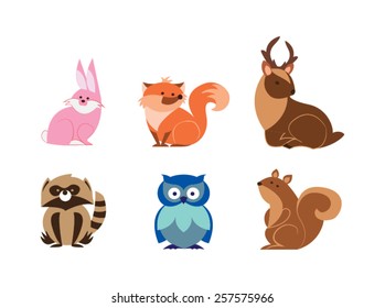 Animals in vector