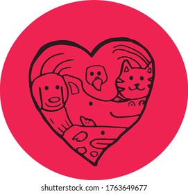 animals vector design. for print. eps10