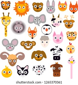 animals vector icons