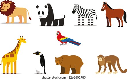 animals vector illustration