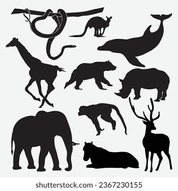 Animals vector image clip art