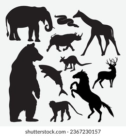 Animals vector image clip art