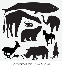 Animals vector image clip art