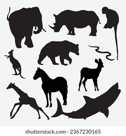 Animals vector image clip art