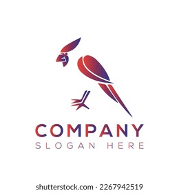 Diseño de la ilustración del logotipo del vector de animales