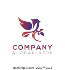 Diseño de la ilustración del logotipo del vector de animales