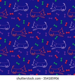 animals vector pattern