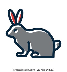 Animals Vector Thick Line Filled Dark Colors Icons For Personal And Commercial Use.
