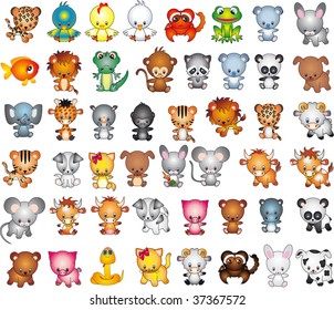 Animals vector vol_7