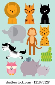 animals vector/illustration