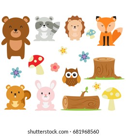 Animals In The Woods