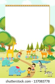 Animals in the zoo