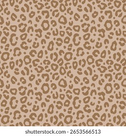 pele de animal, sem emenda animal leopardo safári padrão de repetição sem emenda motivo africano pele de animal escuro marrom ponto étnico tecido paisleys natureza, impressão têxtil, papel de parede impressão fundo marrom claro.