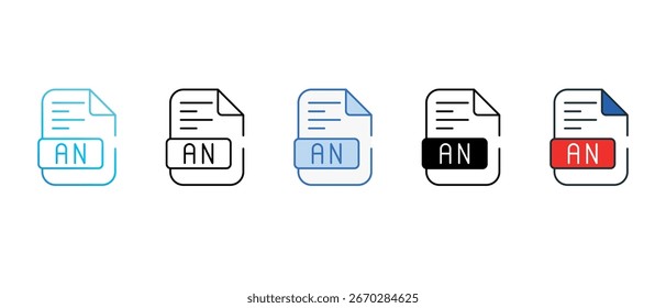 Animate icon design with white background stock illustration