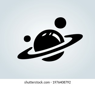 animated abstract space object for illustration