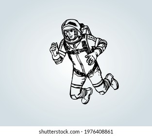 animated abstract space object for illustration