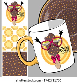 animaciones, animación, fondo, mordedura, dibujos animados, chocolate, ropa, frío, colección, comfit, fresco, crema, taza, tazas, postre, platos, dibujo, moda, comida, congelada, divertida, regalo, gafas,