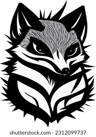 The animated antics of a charismatic fox depicted in a charming vector illustration.