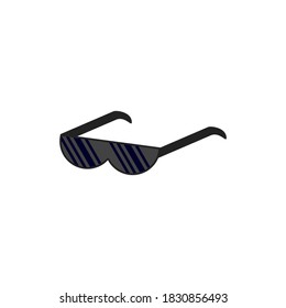 Animated Black Sunglasses Vector Image