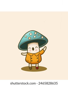 animated character vector for plant illustration 