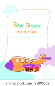 animated children's plane