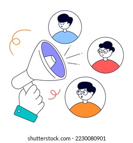 An animated design of digital marketing 