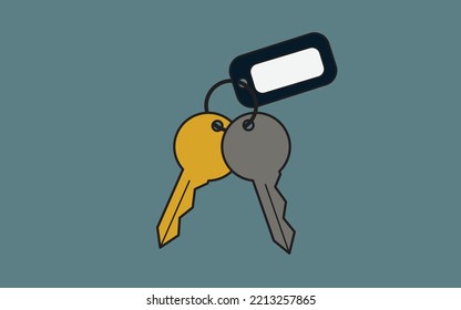 Animated fantasy lock keys forever