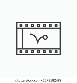 Animated icon isolated on white background