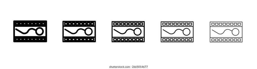 Animated icon Symbol concept for web design.simple line vector icon. logo illustration.