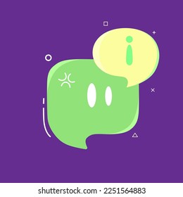 Animated message from social networks and games.	