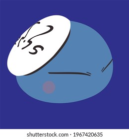 
animated slime illustration image for logo or icon
