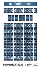 Animated timer vector