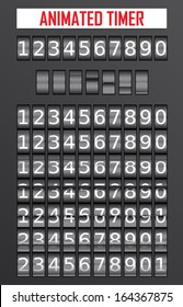 Animated timer vector