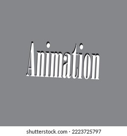 animated words and logos, sticker ads and animated posters