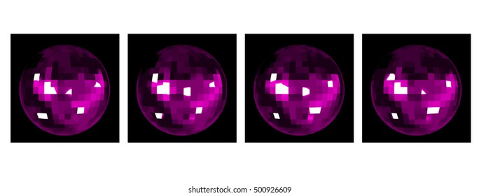 Animation of Disco Mirror Ball