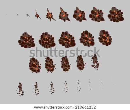 Animation explosion - Airburst