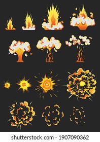 1,031 Explosion Spritesheet Images, Stock Photos & Vectors 