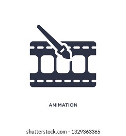 Animation Icon. Simple Element Illustration From Cinema Concept. Animation Editable Symbol Design On White Background. Can Be Use For Web And Mobile.