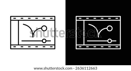 Animation icon symbol concept for graphic design, Website, UI. EPS