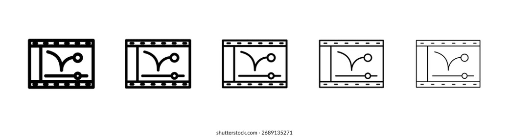 Icono de animación Arte vectorial Ilustración