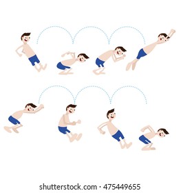 Animation jumping man