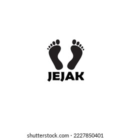 ANIMATION LOGO AND STICKERS IN THE FORM OF BLACK FOOTPRINTS IN LATEST VERSION 2023