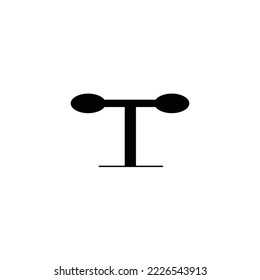LOGOTIPO DE ANIMACIÓN Y PAREJAS EN FORMA DE LETRA T Y ACERO MOTORCICLO
