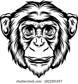 Animation of the monkey for the tattoo animal ideas