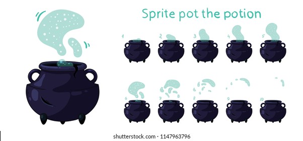 Animation pot. Sprite pot the potion.