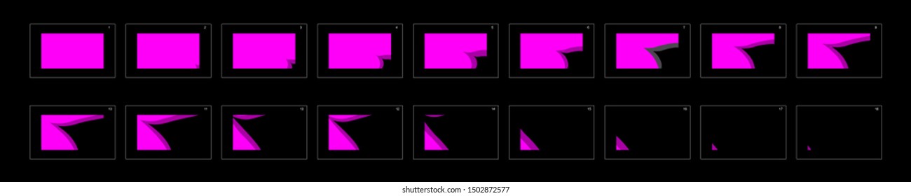 animation transitions effect. Sprite Sheet of transitions. Ready frame by frame animation for games, cartoon or animation. animation transitions effect 67