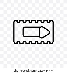 animation vector linear icon isolated on transparent background, animation transparency concept can be used for web and mobile